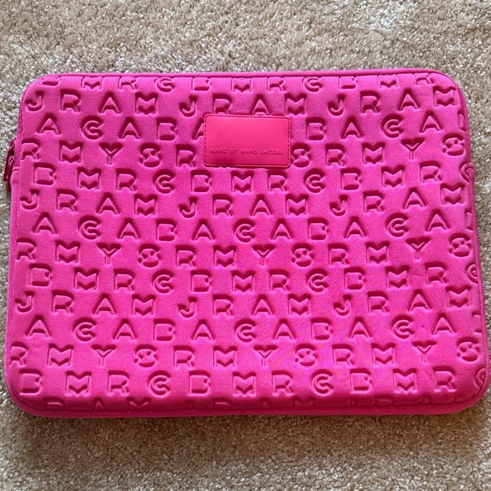 Marc by Marc Jacobs Vibrant Pink Tablet Sleeve